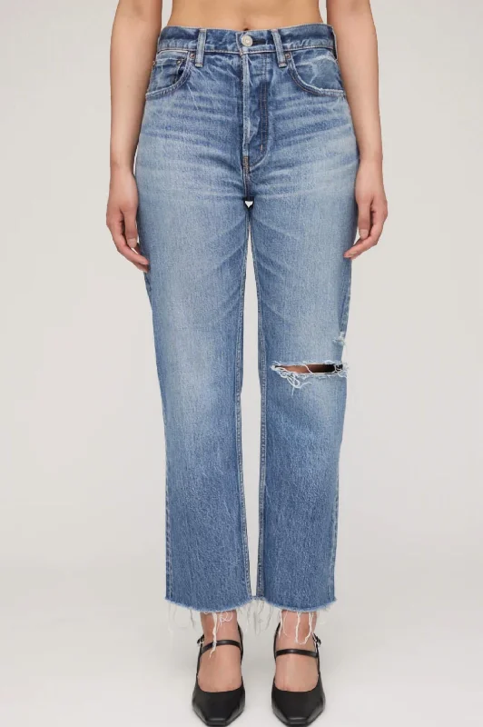 Esplen Wide Straight Jean In Blue