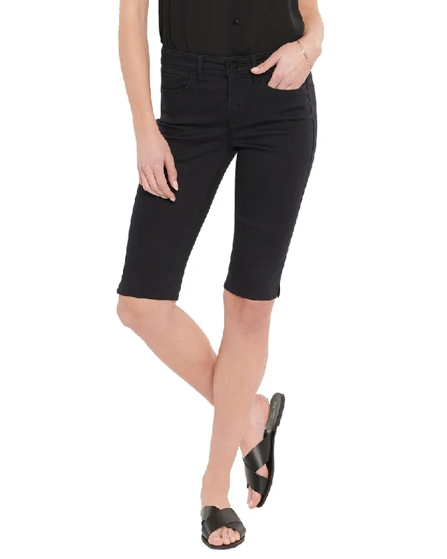 NYDJ Petite Bike Black Capri Jean