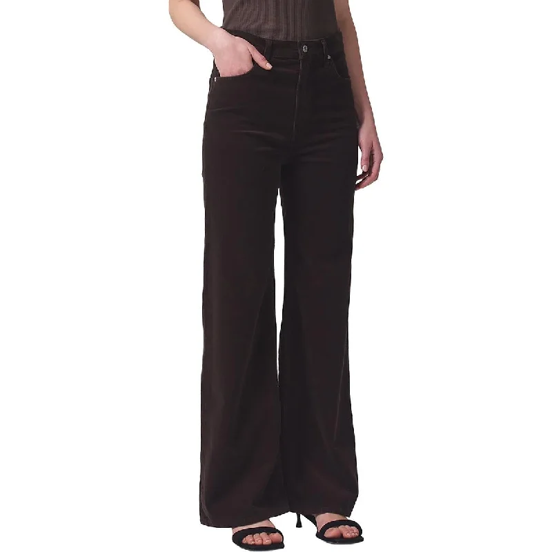 Citizens of Humanity Womens High Rise Wide Leg Wide Leg Pants