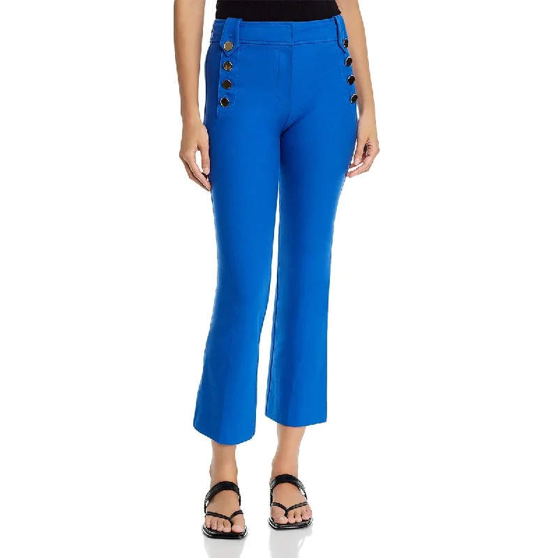 Derek Lam 10 Crosby Womens Robertson Crop Flare Ankle Pants