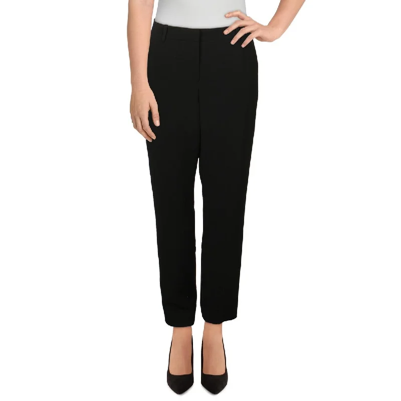 Lafayette 148 New York Womens Clinton Embellished Cropped Ankle Pants