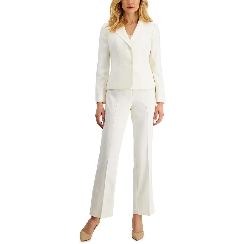 Le Suit Womens Herringbone  Dress Pants