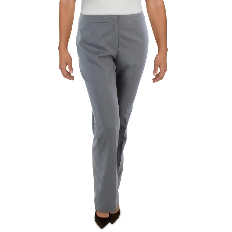 Le Suit Womens Woven Herringbone Suit Pants