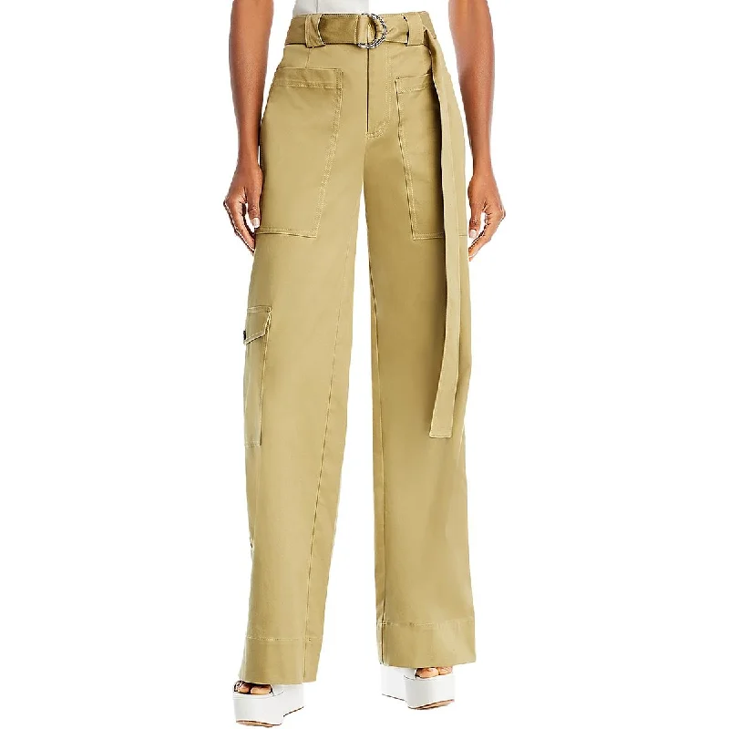 Proenza Schouler Womens Cargo High Rise Cargo Pants