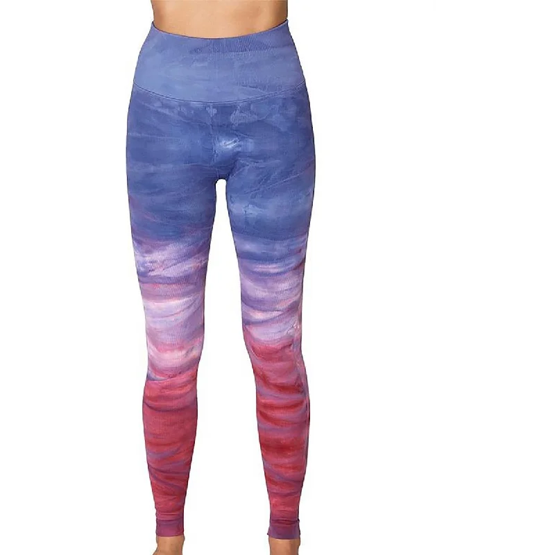 Spiritual Gangster Womens High Rise Watercolor Leggings