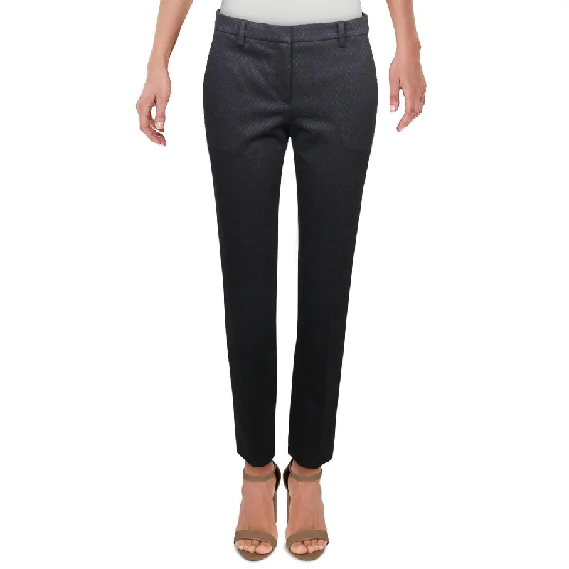 Theory Womens Printed Tailored Pants