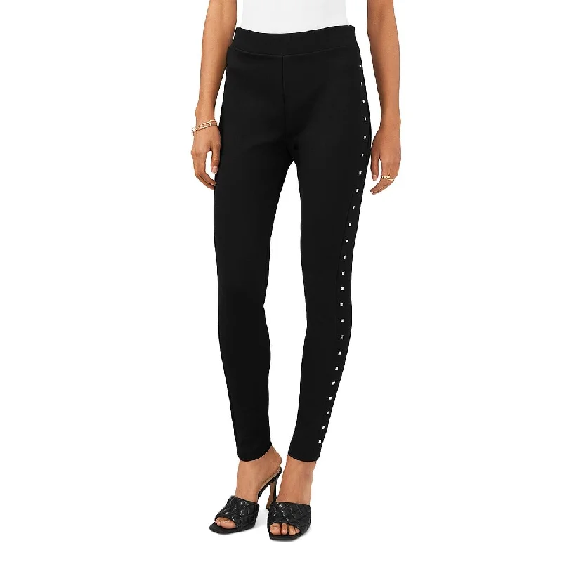 Vince Camuto Womens Studded Mid-Rise Leggings