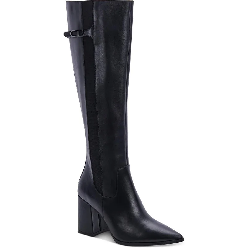 Aqua College Womens Ireland Leather Knee-High Boots