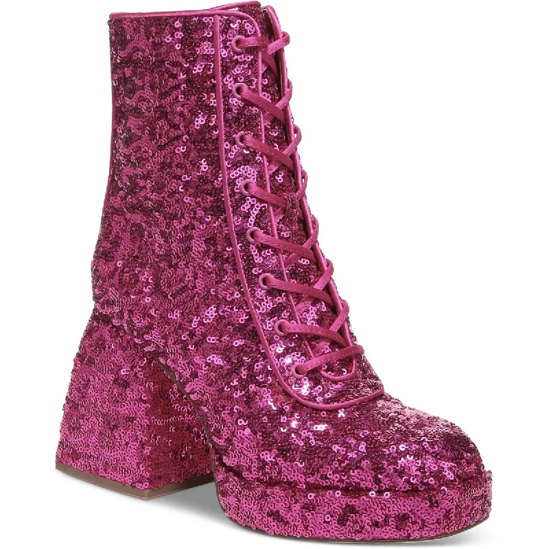 Circus by Sam Edelman Womens Kia Sequin Sequined Booties