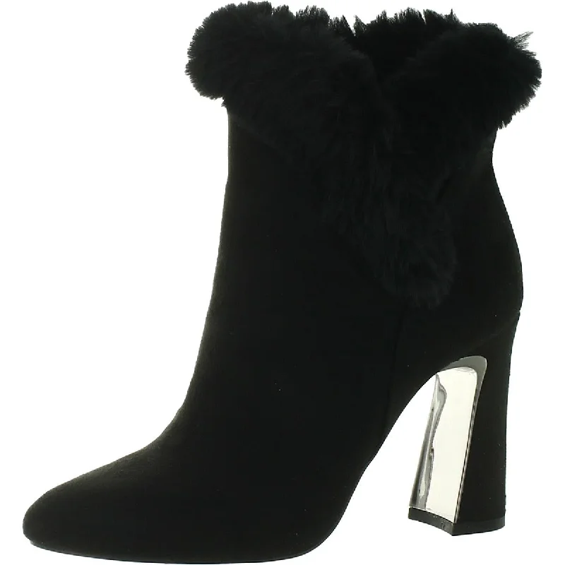 Impo Womens Oksana Faux Fur Lined Faux Fur Ankle Boots