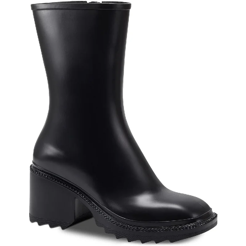 INC Womens Everett Zipper Outdoor Rain Boots