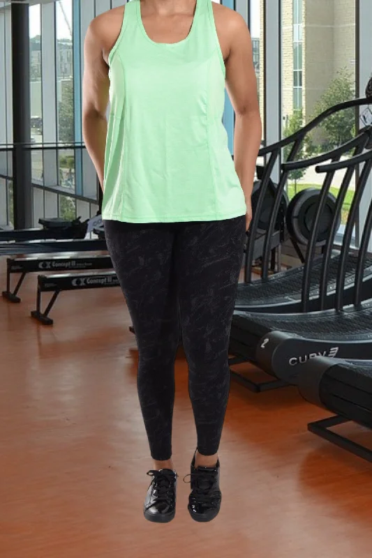 Light Green  Activewear Vest