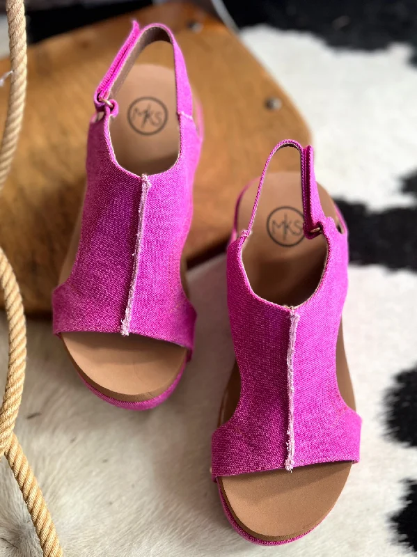 Melissa Fuchsia Wedges*