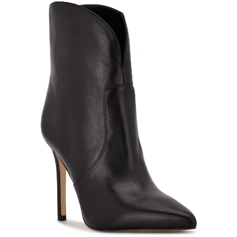 Nine West Womens Tolate Leather Dressy Ankle Boots