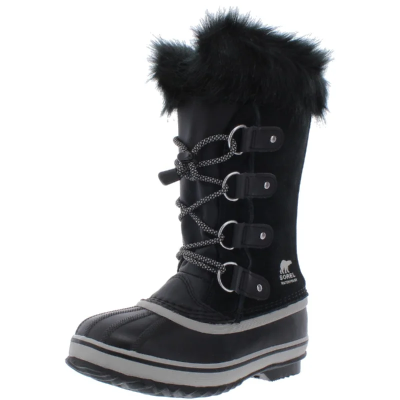 Sorel Girls Youth Joan Of Arctic Suede Waterproof Winter Boots