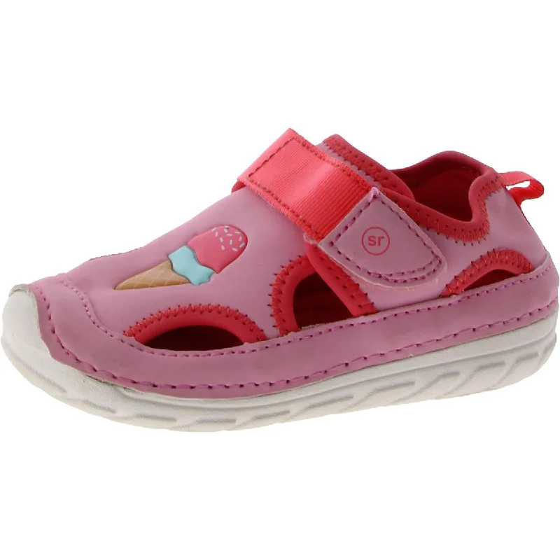 Stride Rite Girls Cut Out Padded Insole Sandals Shoes