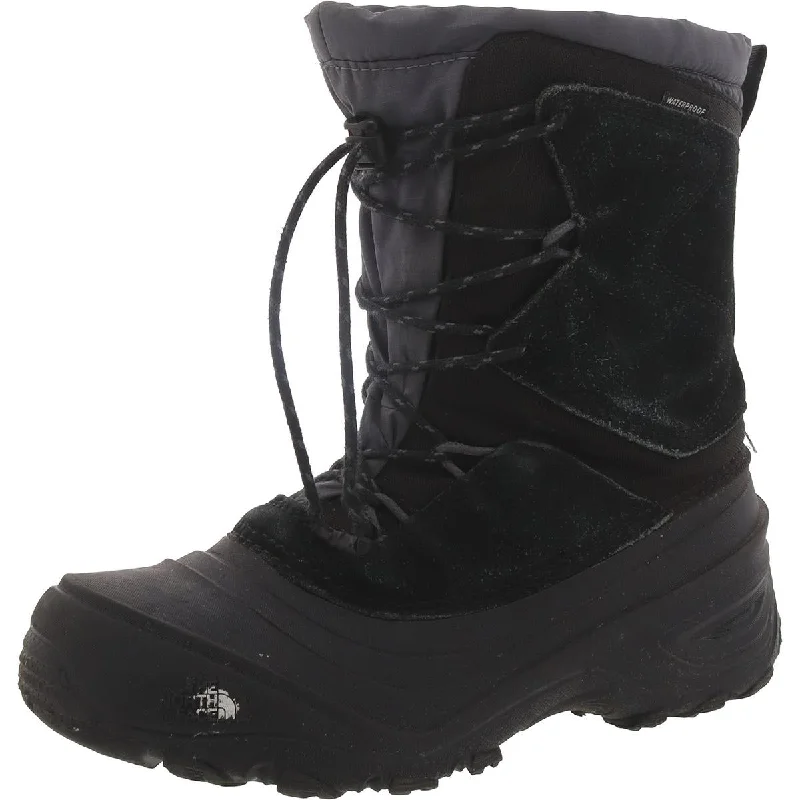 The North Face Girls Alpenglow V WP Little Kid Suede Winter & Snow Boots