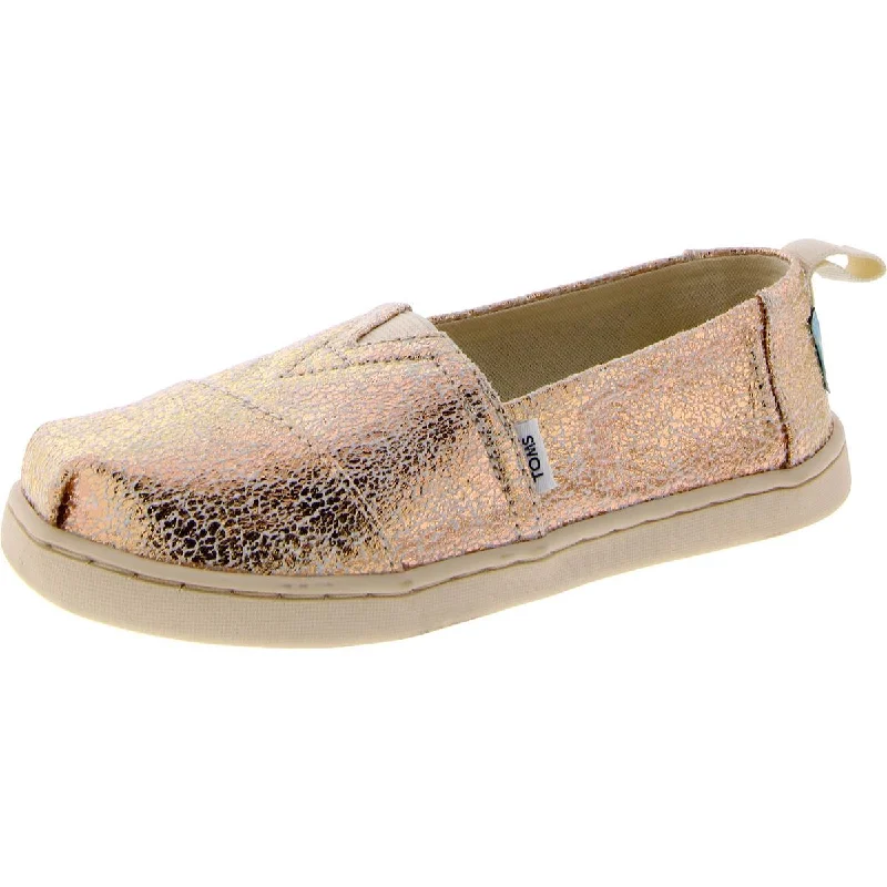 Toms Girls Little Kid Crackle Loafers