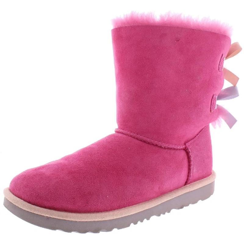 Ugg Girls Bailey Bow II Lined Fur-Lined Winter Boots