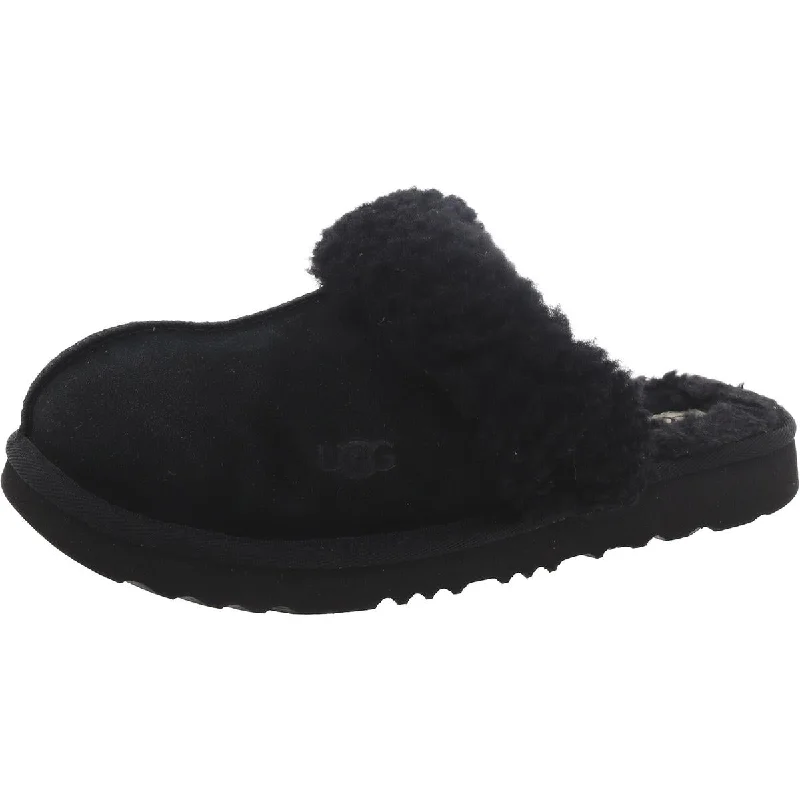 Ugg Girls Cozy ll Faux Leather Big Kid Scuff Slippers