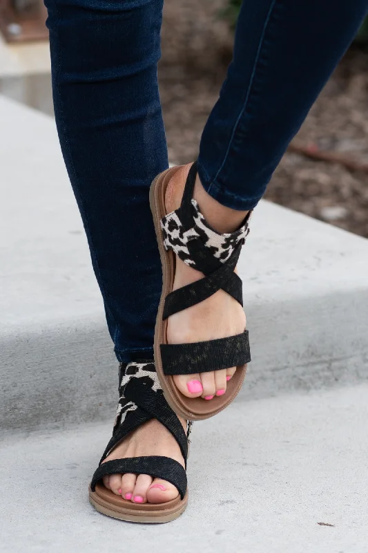 Jayla Black 2 Leopard Print Sandals