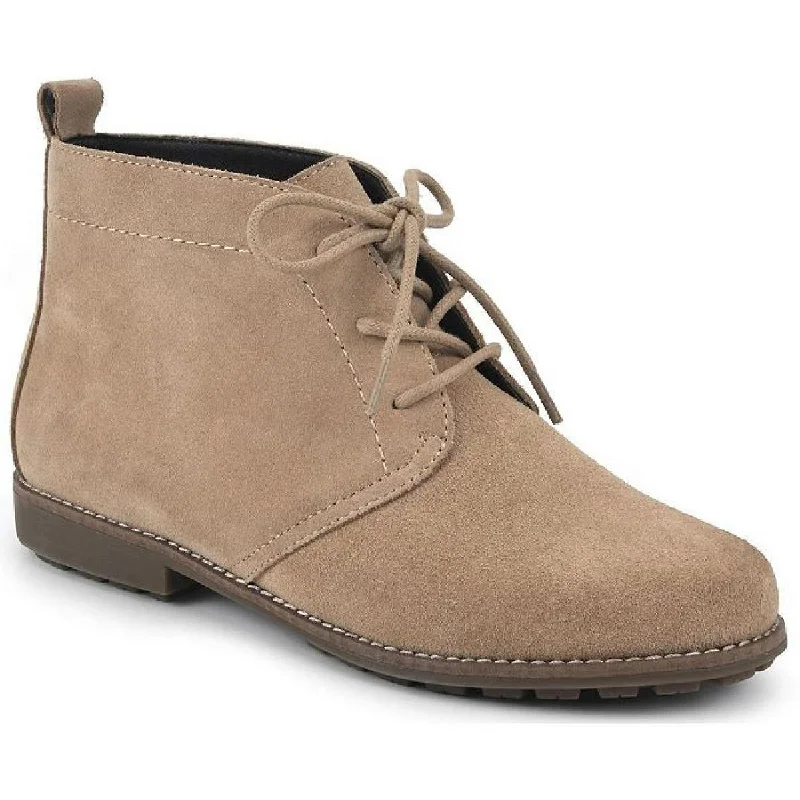 White Mountain Womens Auburn Suede Ankle Boots